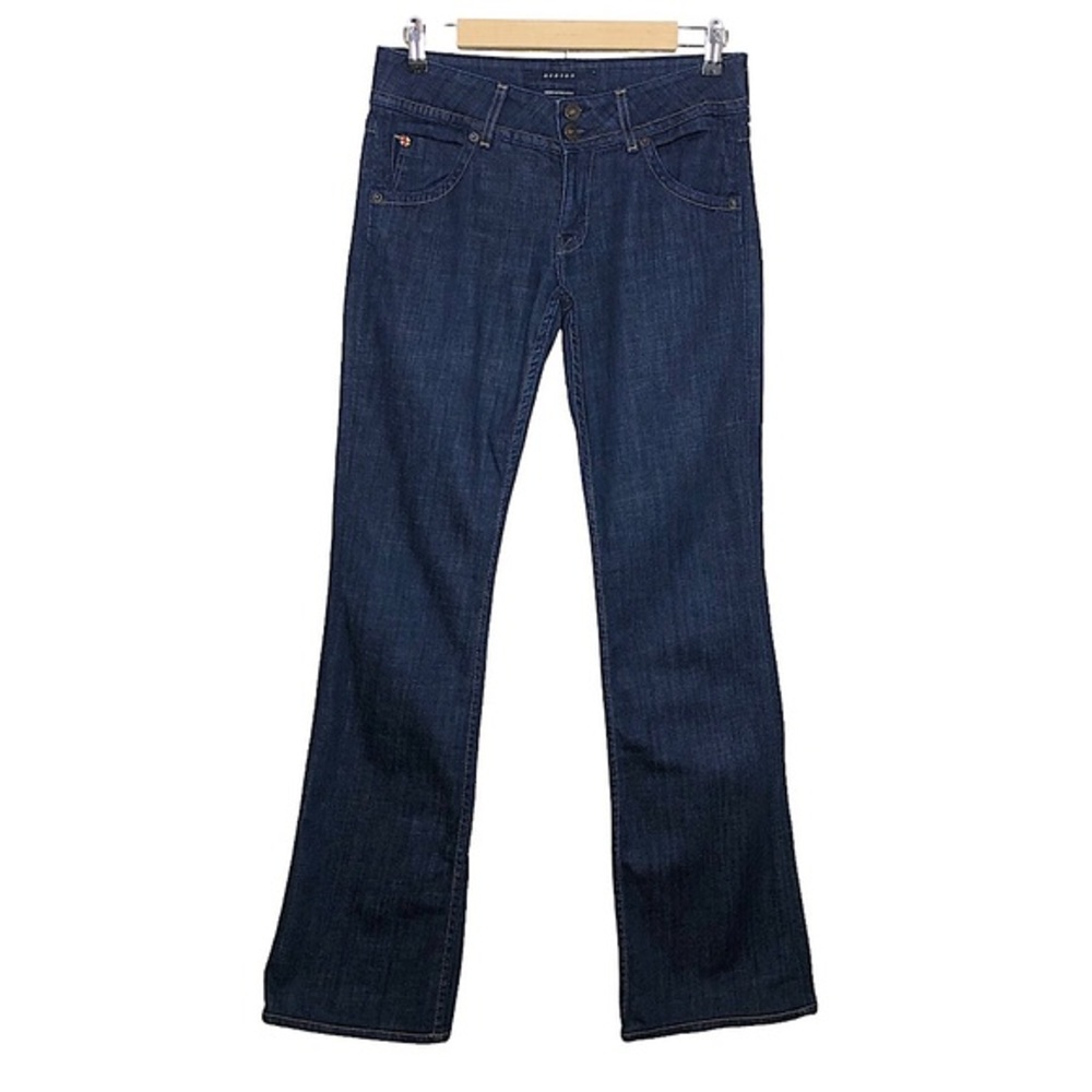 Hudson Made Usa Style W170DSX Mid Rise 2 Button Zipper Bootcut Dark Wash Jean 28